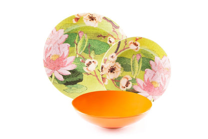 Servizio piatti FUJI, multicolore, porcellana/stoneware, 18 pezzi