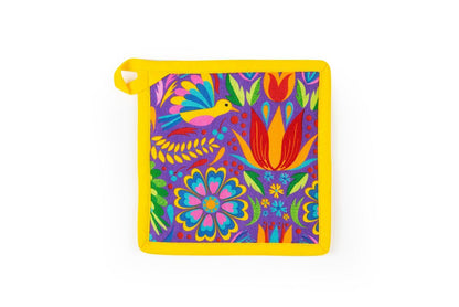 Presina MEXICAN FLOWER, multicolore, stile messicano, 20x20 cm