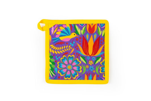 Presina MEXICAN FLOWER, multicolore, stile messicano, 20x20 cm