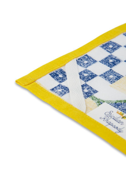 Canovaccio, 100% cotone, stile siciliano, 50x70 cm