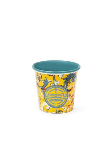 Set 6 bicchierini LA VIA DELLA SETA, stile cinese, porcellana, 90 ml