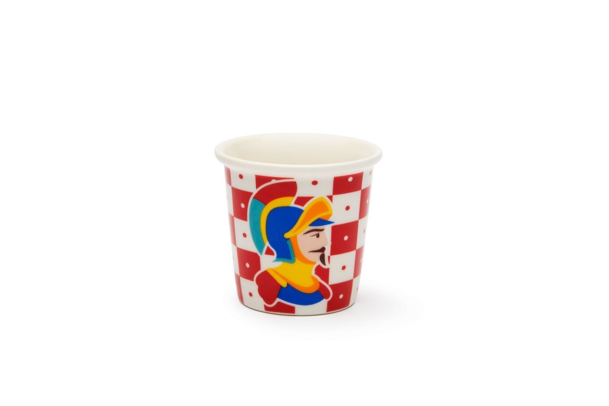 Set 6 bicchierini da caffè SICILIAN RHAPSODY, stile siciliano, porcellana, ml 90