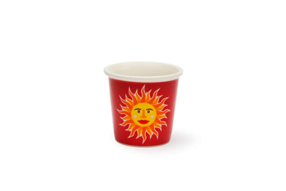 Set 6 bicchierini da caffè SICILIAN RHAPSODY, stile siciliano, porcellana, ml 90