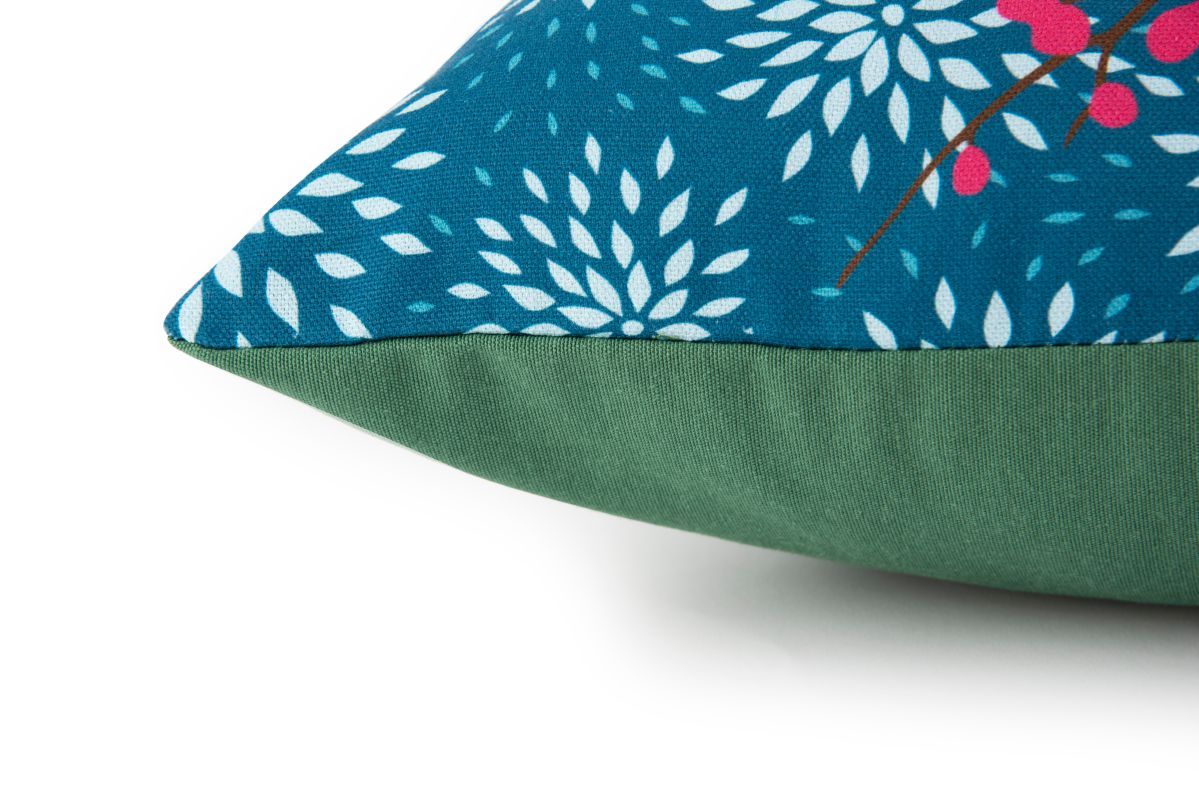 Cuscino decorativo KIMONO, stile giapponese, airone, 45x45 cm