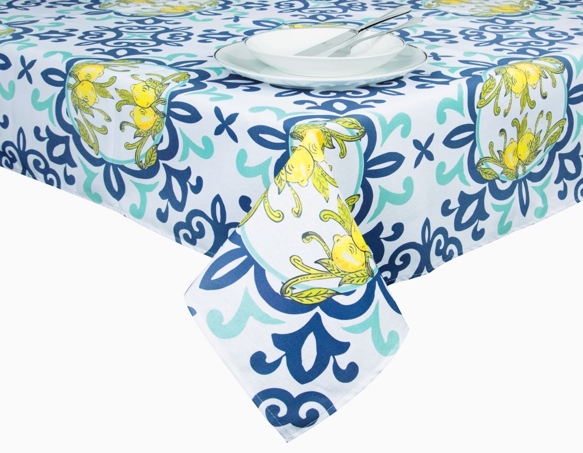 Tovaglia AMALFI rettangolare, con limoni, 140x180 cm