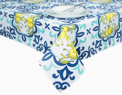 Tovaglia AMALFI rettangolare, con limoni, 140x180 cm
