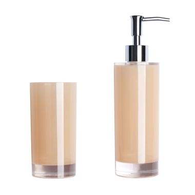 Bicchiere portaspazzolini SPA, crema