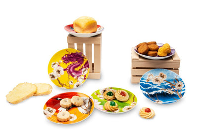 Piattini aperitivo FUJI, 6 pezzi, stile giapponese