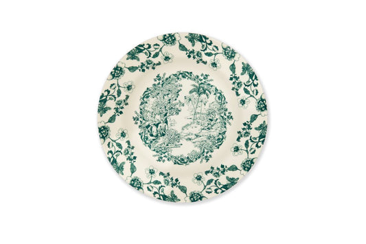 Piatto fondo LES VOYAGES, verde