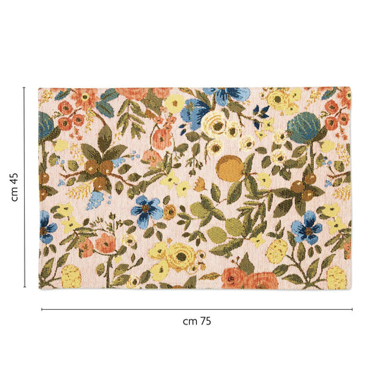 Tappeto FIORI FRIDA, floreale, 45x75 cm