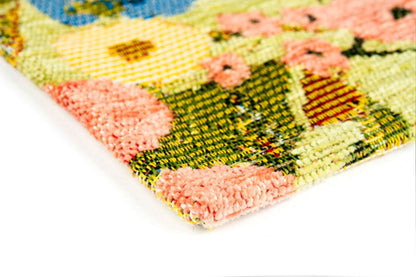 Passatoia FIORI FRIDA, floreale, 55x110 cm