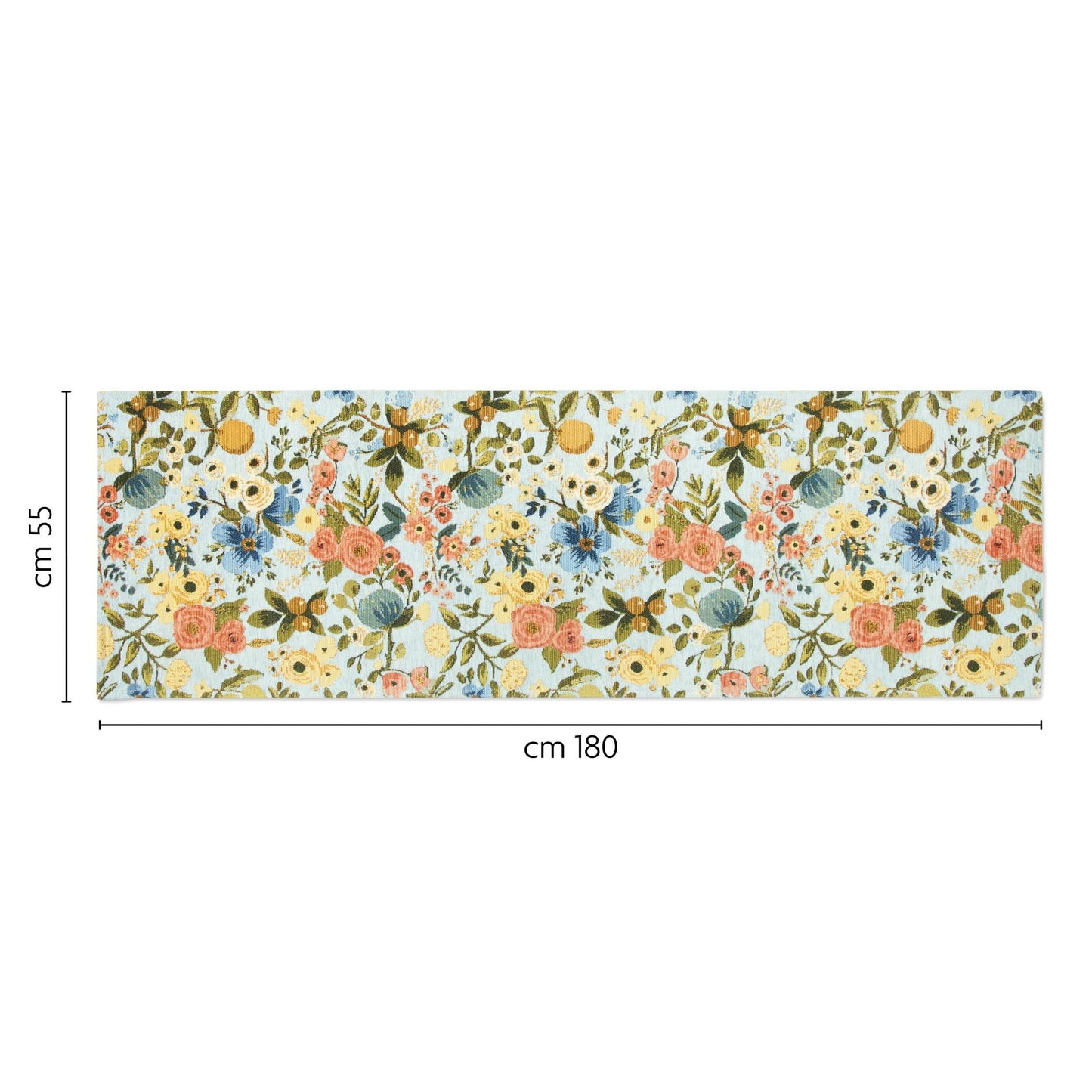 Passatoia FIORI FRIDA, floreale, 55x180 cm