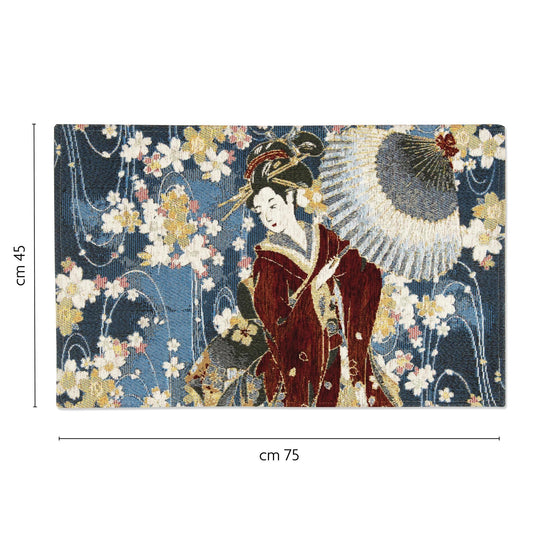 Tappeto KIMONO, stile giapponese, 45x75 cm
