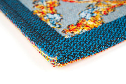 Tappeto TRINACRIA, stile mediterraneo, multicolore, 165x110 cm