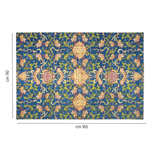 Tappeto LA VIA DELLA SETA, stile orientale, multicolore, 165x110 cm
