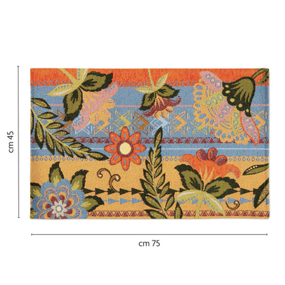 Tappeto GIPSY SOUL, fiori, 45x75 cm