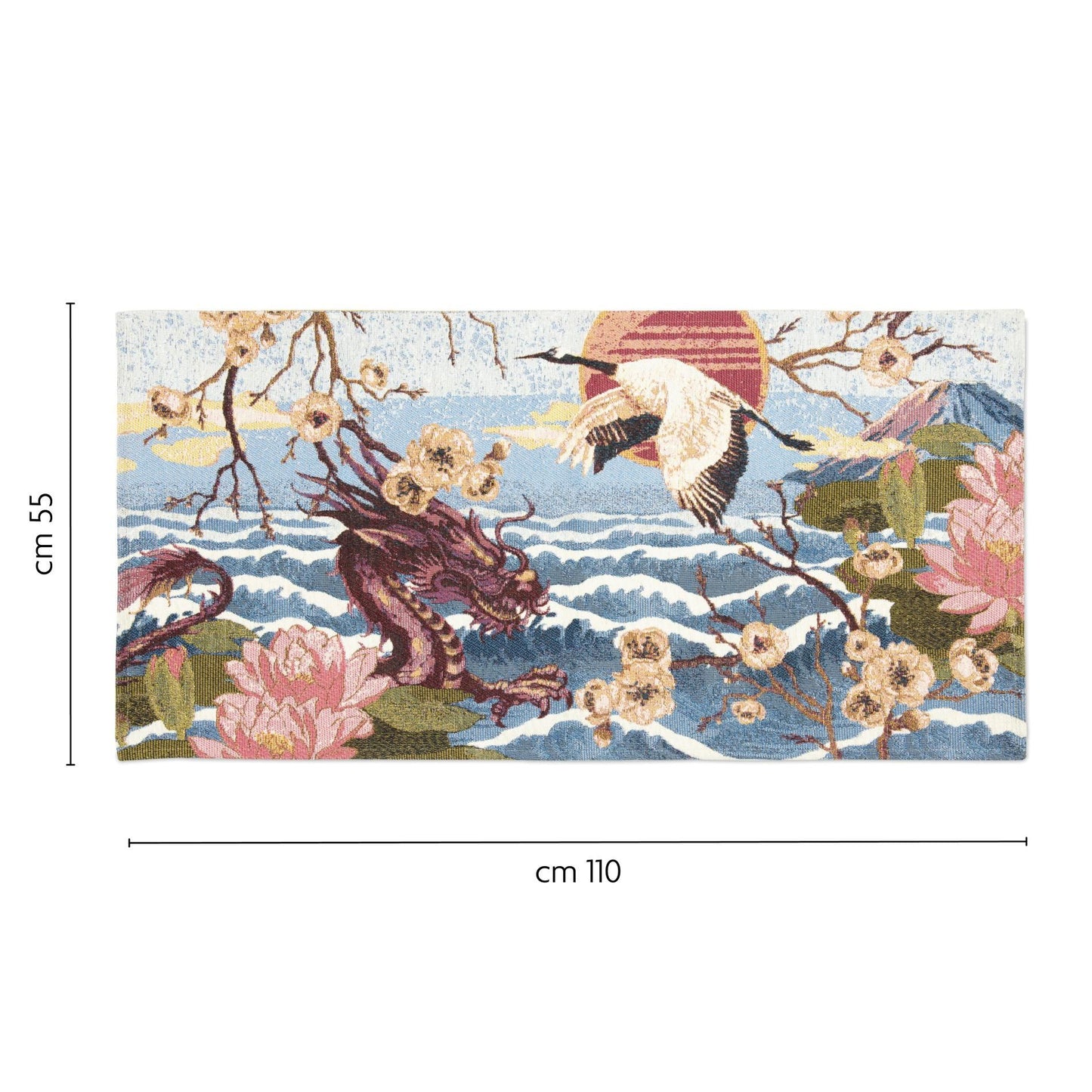Passatoia FUJI, stile giapponese, 55x110 cm