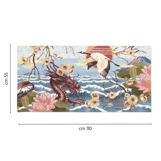 Passatoia FUJI, stile giapponese, 55x110 cm
