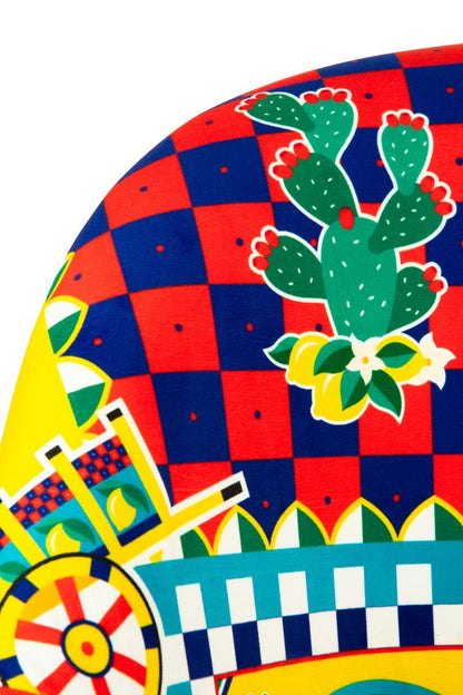 Poltrona SICILIAN RHAPSODY, stile siciliano, multicolore
