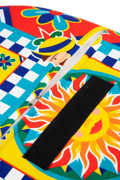 Poltrona SICILIAN RHAPSODY, stile siciliano, multicolore