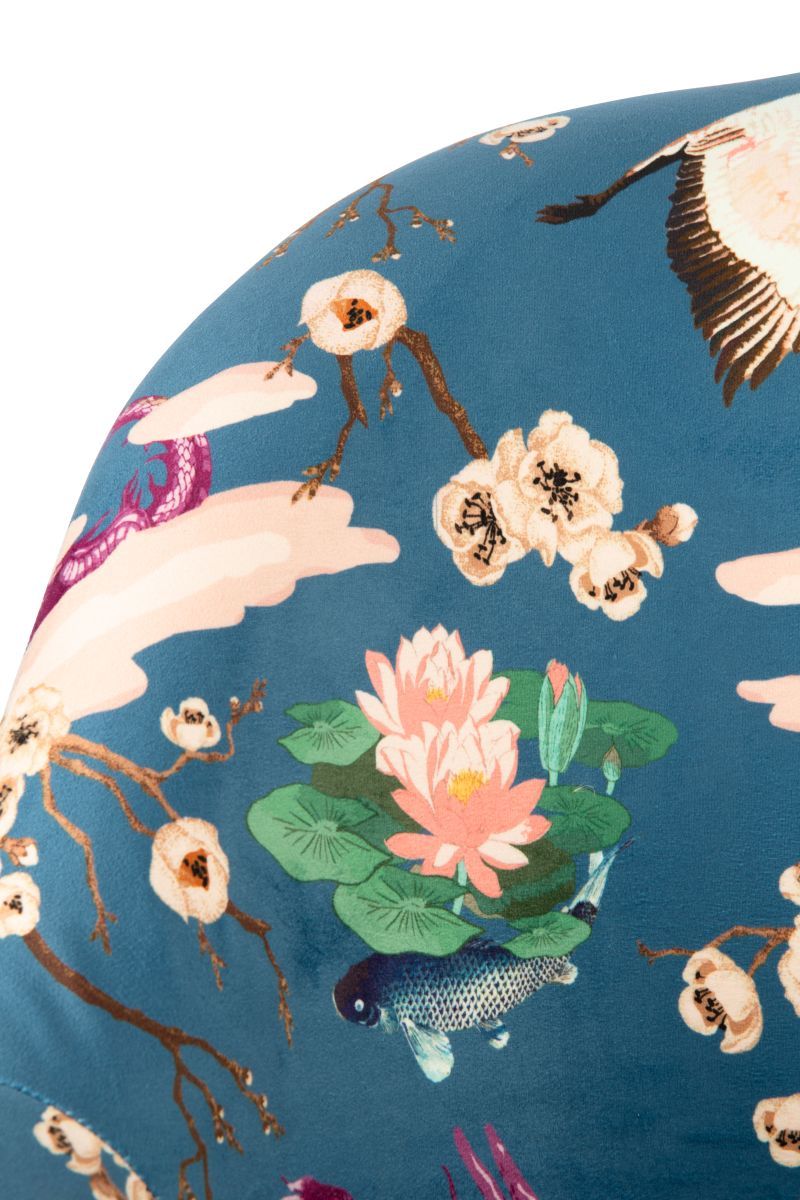 Poltrona FUJI, stile orientale, multicolore