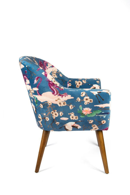 Poltrona FUJI, stile orientale, multicolore
