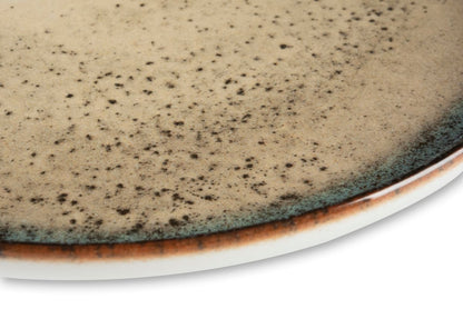 Servizio piatti ZEUS, effetto artigianale, 3 pezzi, ceramica