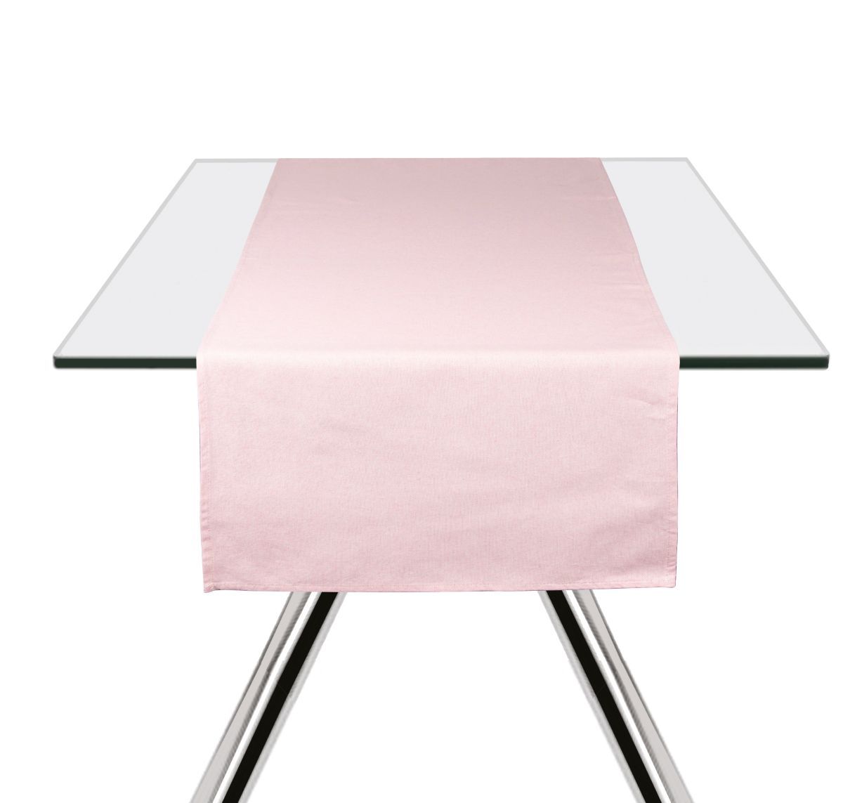 Runner PASTEL COLOR, rosa pastello, 45x140 cm