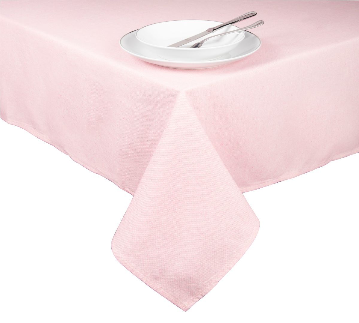 Tovaglia rettangolare PASTEL COLOR, rosa pastello, 140x180 cm