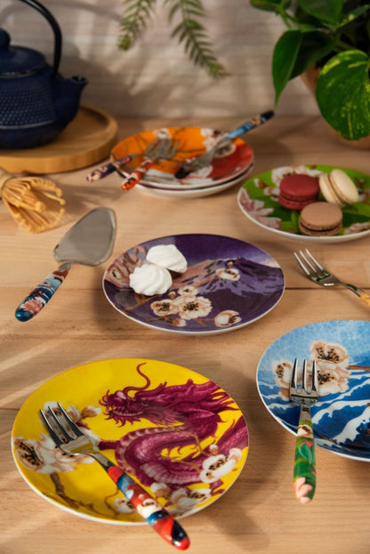 Piattini aperitivo FUJI, 6 pezzi, stile giapponese