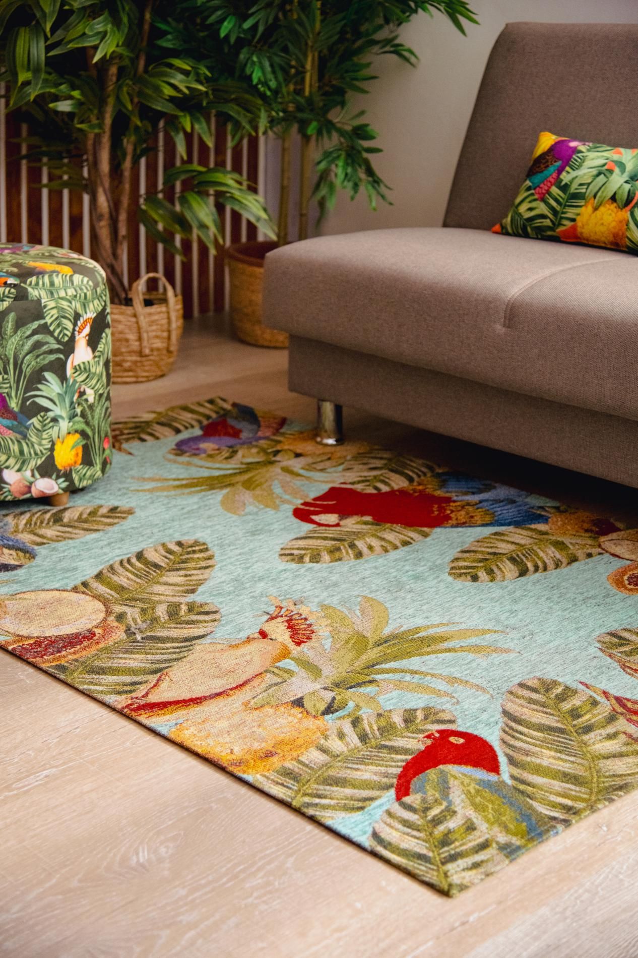 Tappeto HAVANA, stile esotico, multicolore, 165x110 cm
