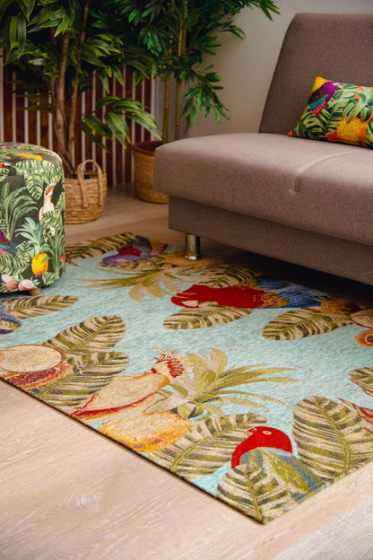 Tappeto HAVANA, stile esotico, multicolore, 165x110 cm
