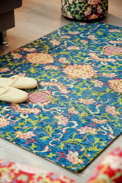 Tappeto LA VIA DELLA SETA, stile orientale, multicolore, 165x110 cm