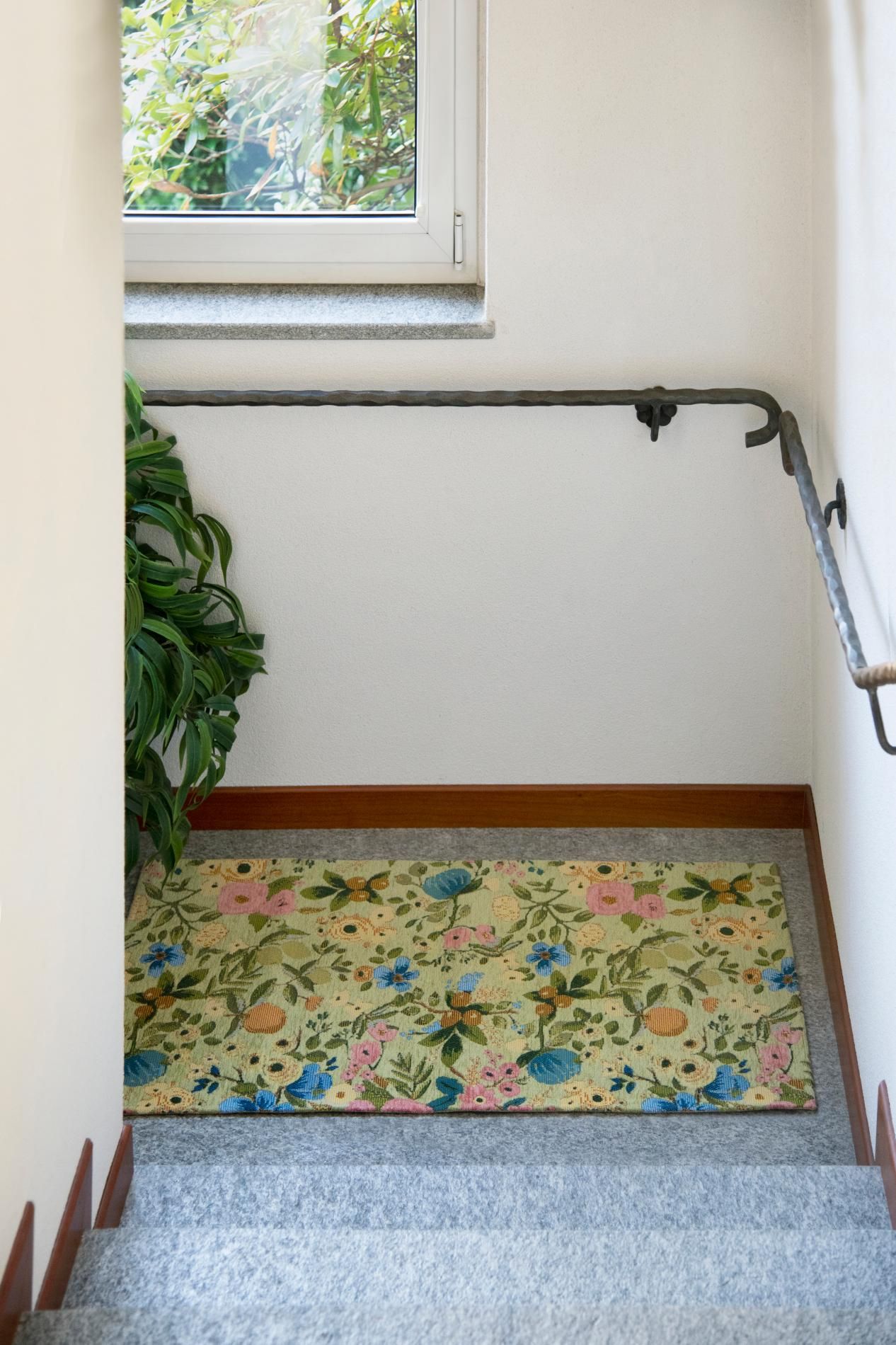 Passatoia FIORI FRIDA, floreale, 55x110 cm