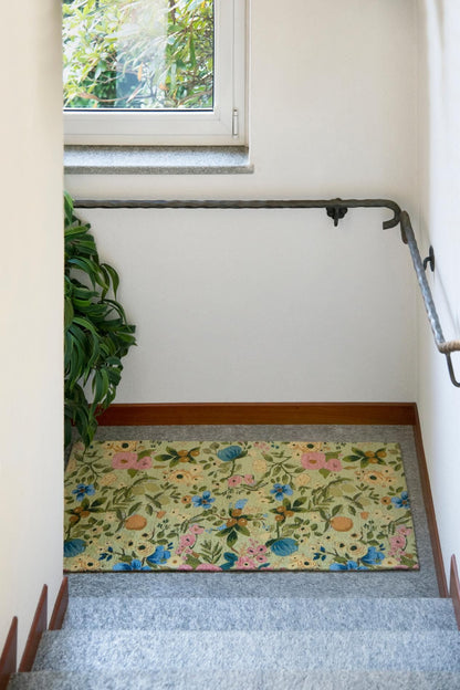 Passatoia FIORI FRIDA, floreale, 55x110 cm