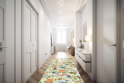 Passatoia FIORI FRIDA, floreale, 55x180 cm