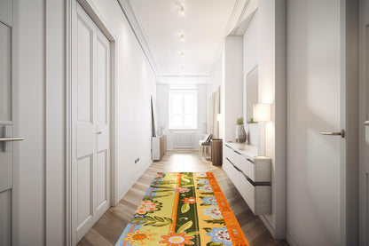 Passatoia GIPSY SOUL, fiori, 55x180 cm