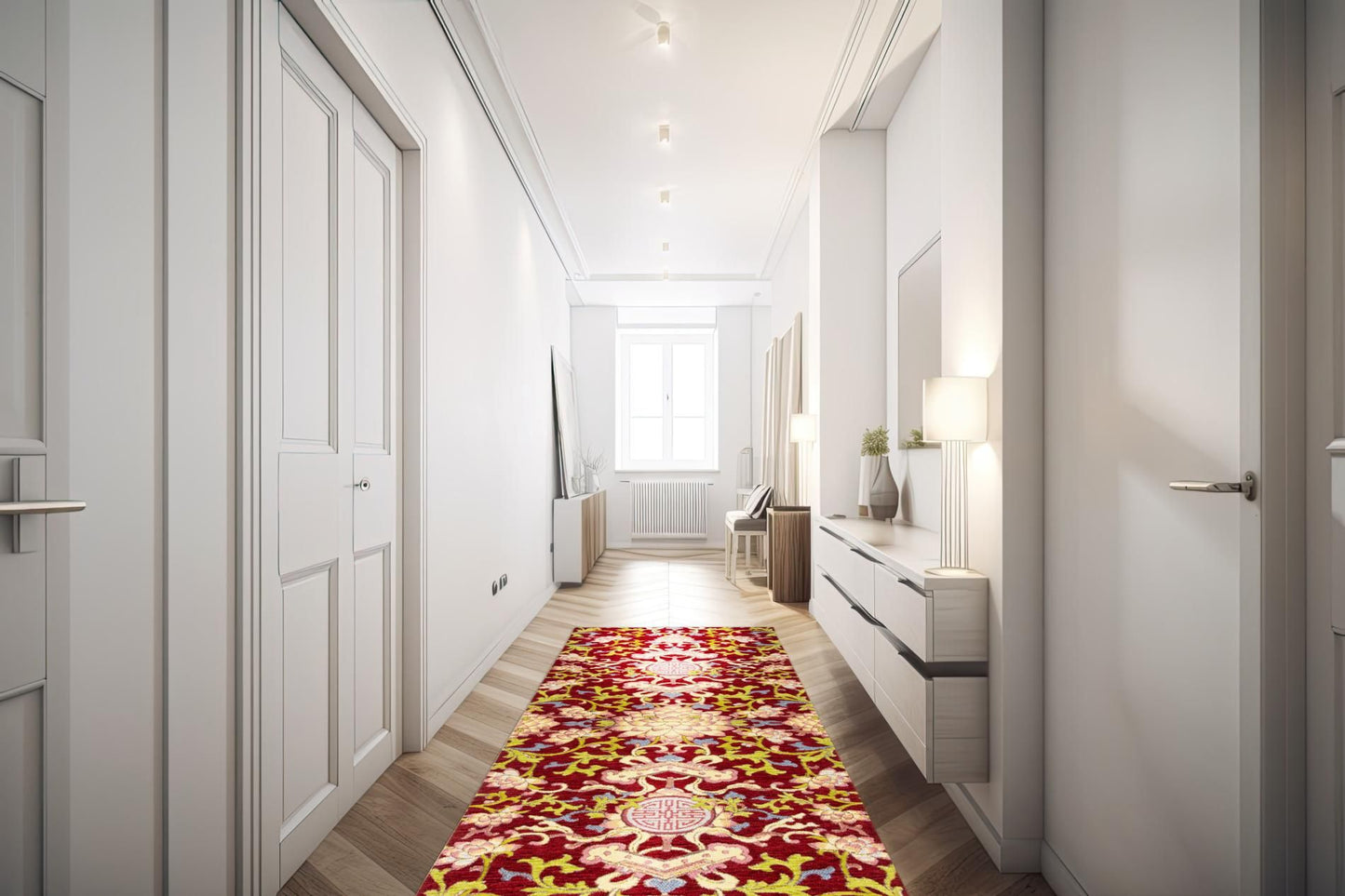 Passatoia LA VIA DELLA SETA, stile cinese, 55x180 cm