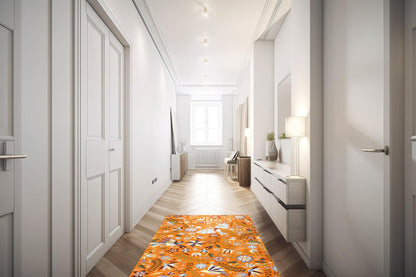 Passatoia MEXICAN FLOWERS, fantasia fiori messicani, 55x110 cm