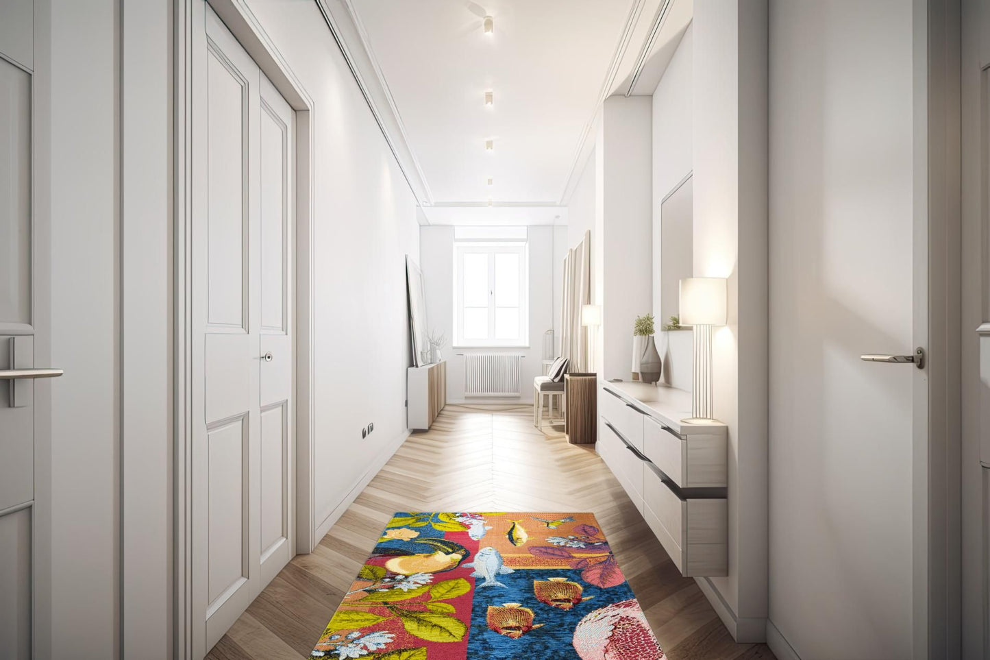 Passatoia RHAPSODY, animali e fauna, 55x110 cm