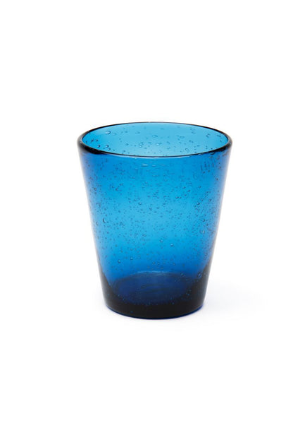 Bicchieri acqua COLOR BUBBLE, multicolore, vetro colorato in pasta ml 300