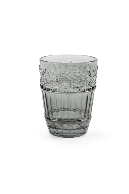 Bicchieri acqua COUNTRY FLOWER, multicolore, vetro colorato in pasta ml 300