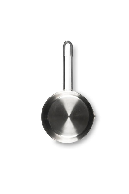 Casseruola, con becco, acciaio inox 18/10, 16 cm