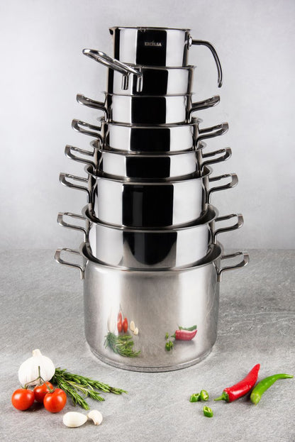 Casseruola, acciaio inox, 12 cm