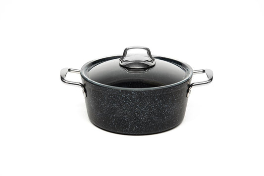 Casseruola antiaderente, alluminio forgiato, 24 cm