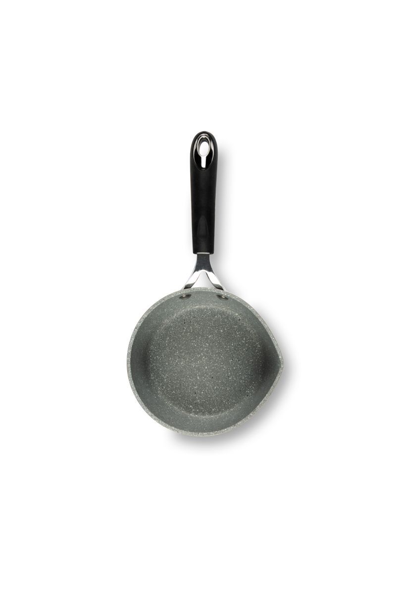 Casseruola, antiaderente, effetto pietra, 16 cm