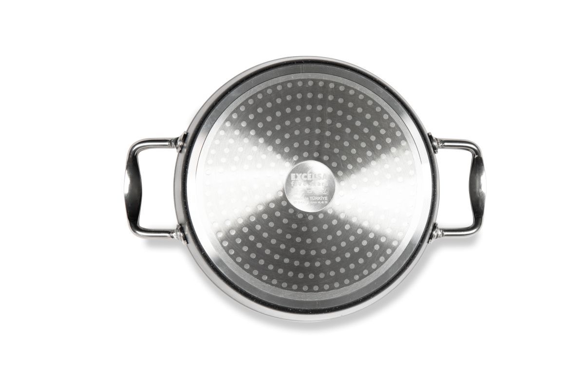 Casseruola antiaderente, alluminio forgiato, 24 cm