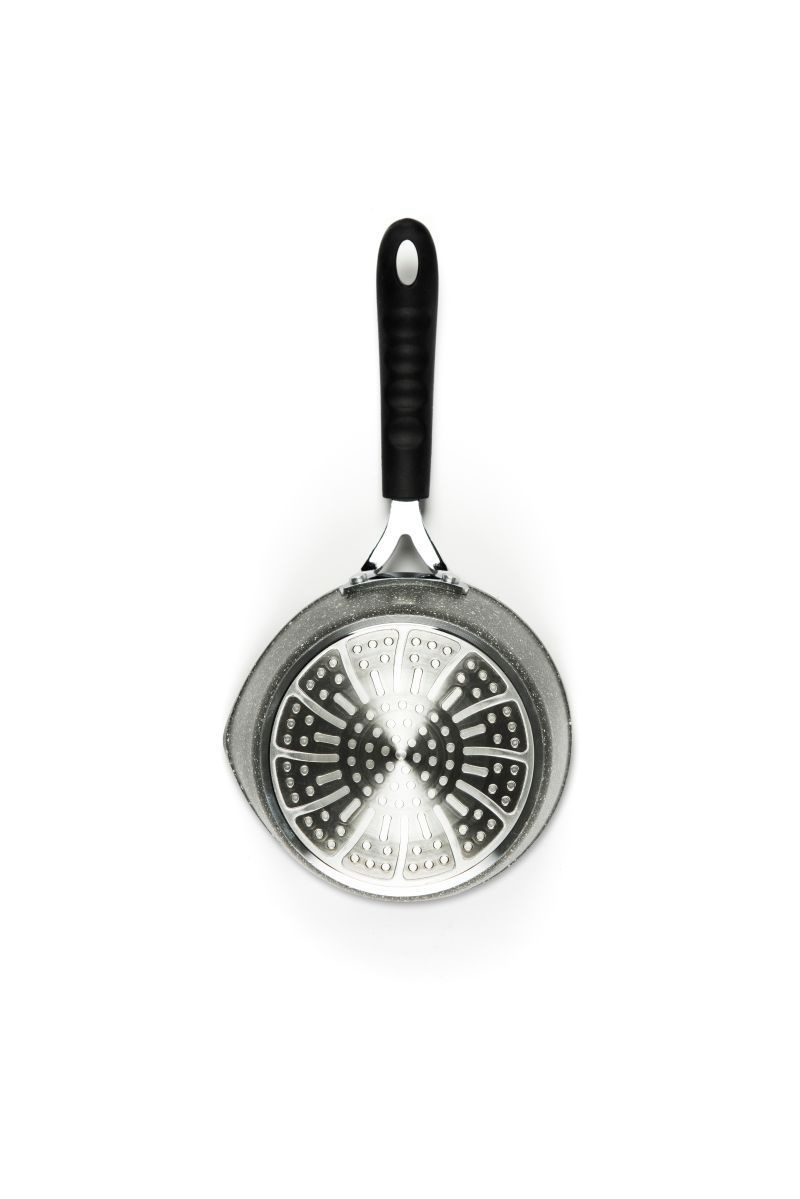 Casseruola, antiaderente, effetto pietra, 16 cm
