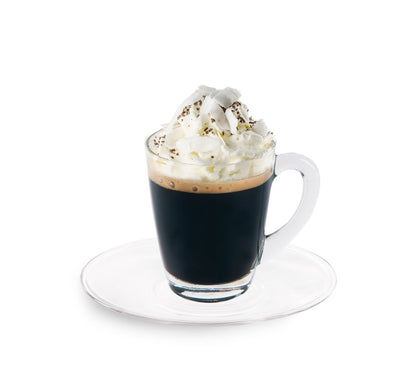 Set 6 tazze caffè 9 cl Florence vetro trasparenti