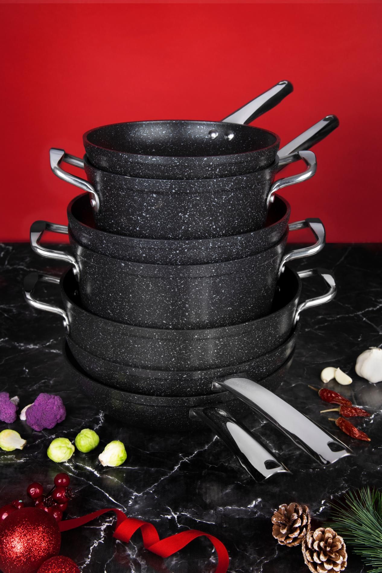 Padella, antiaderente, alluminio forgiato, 20 cm